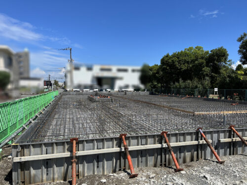 福岡の新築物件の基礎工事